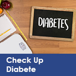 immagine scritta check up diabete